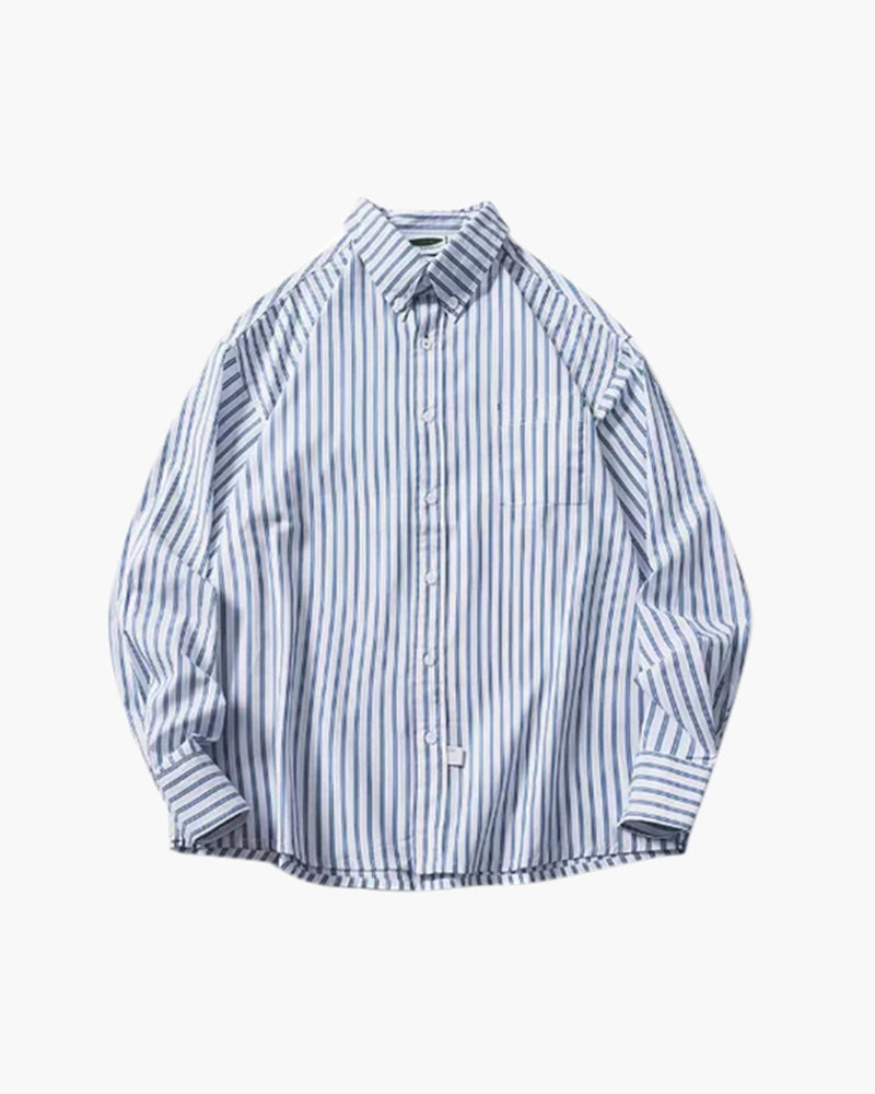 LIAM™ | OVERSIZED STRIPED SHIRT
