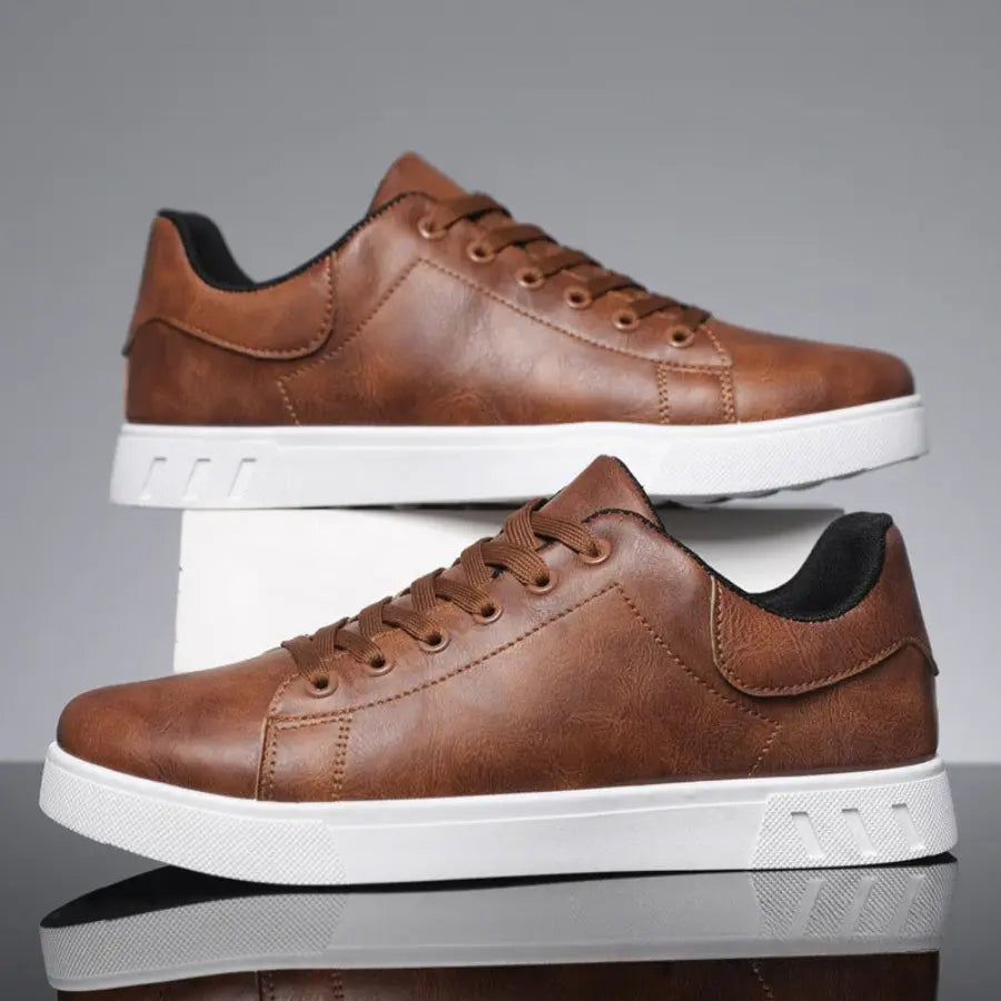 LIAM™ | Leather Trainers