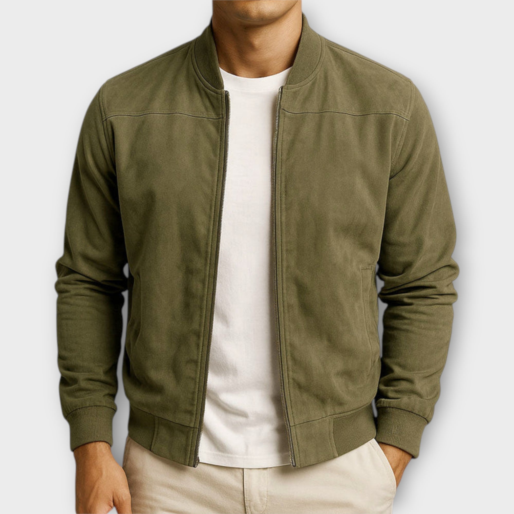 LIAM™ | SUEDE BOMBER JACKET