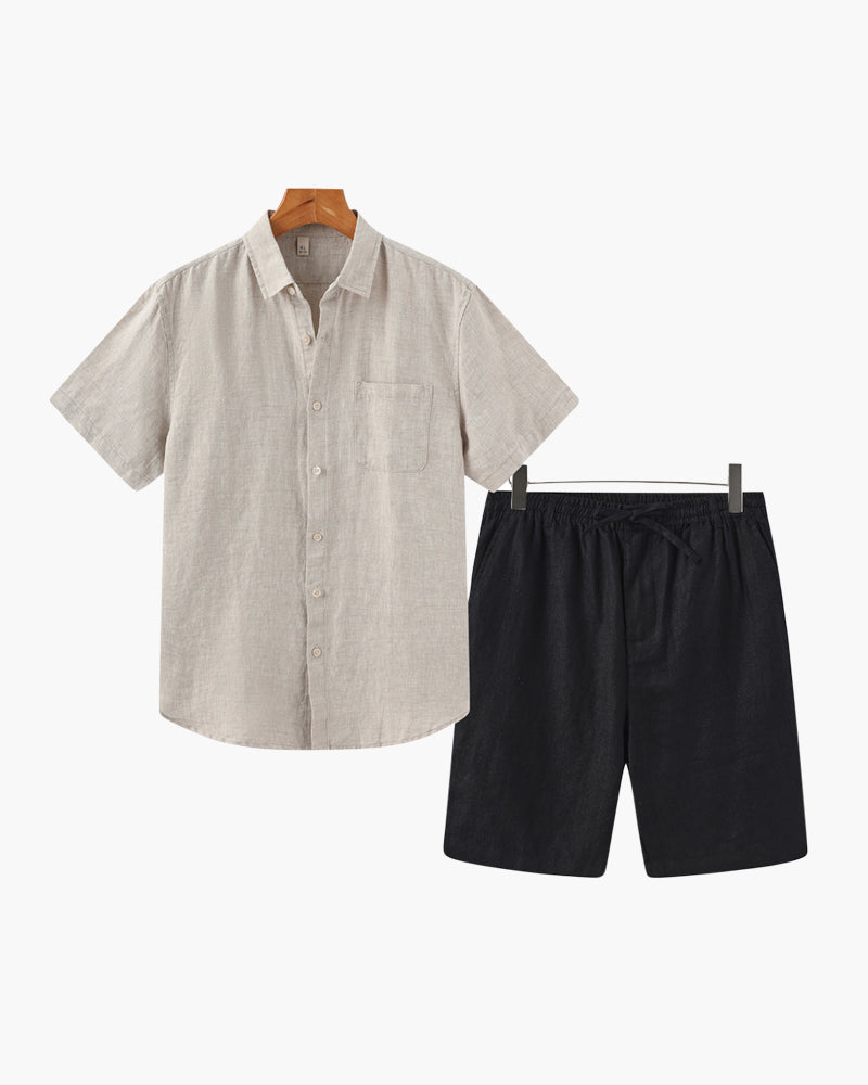 LIAM™ | LINEN COMBO (SHORTS)