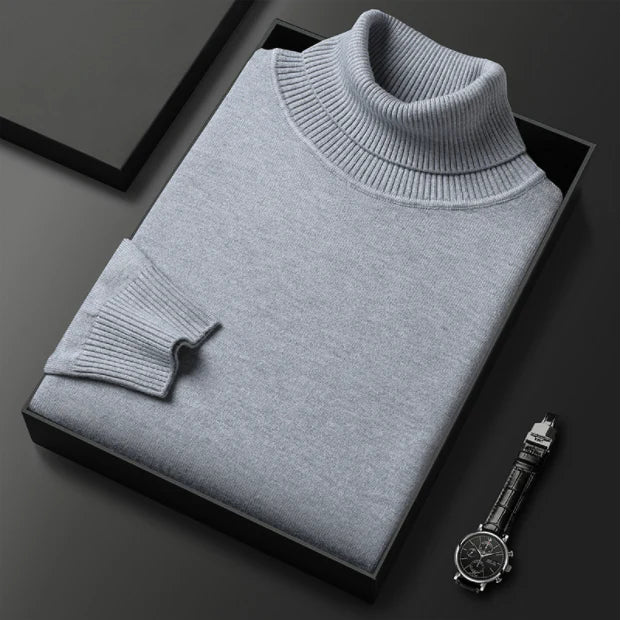 LIAM™ | Men's Solid-Color Premium Turtleneck Sweater
