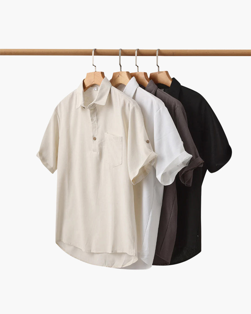 LIAM™ | LINEN POLO