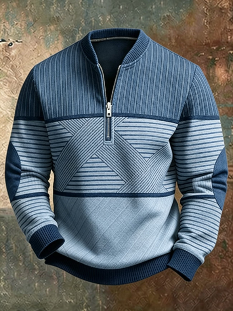 LIAM™ | Stylish Men's Half-Zip Sweater
