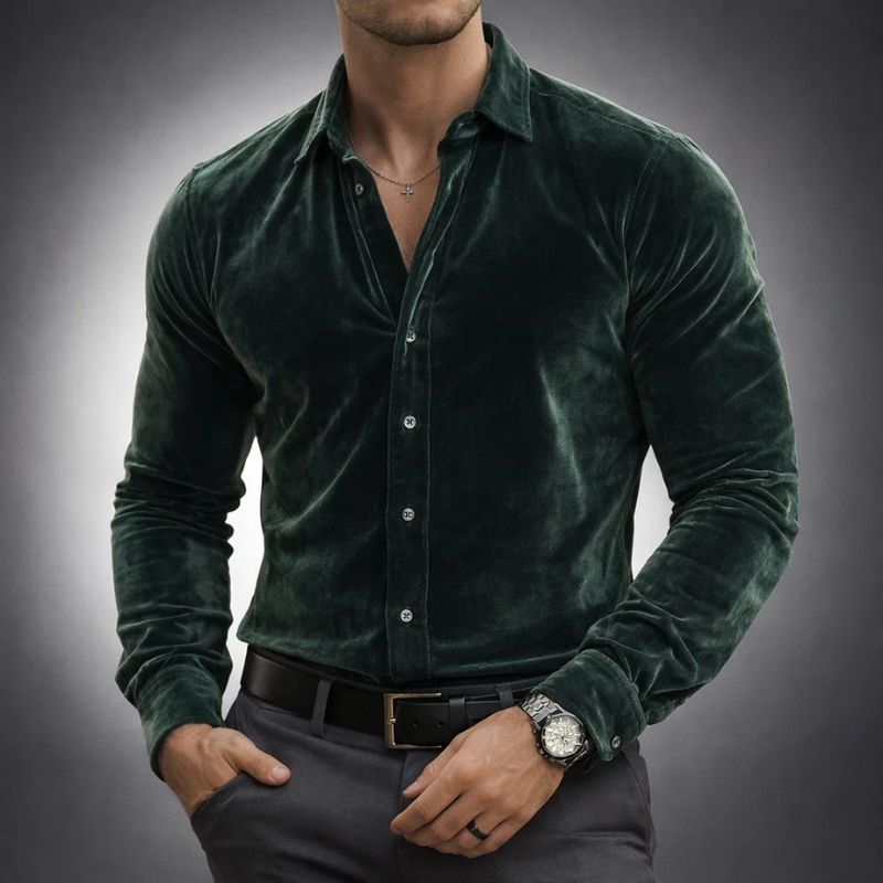 LIAM™ | VELVET SHIRT FOR MEN