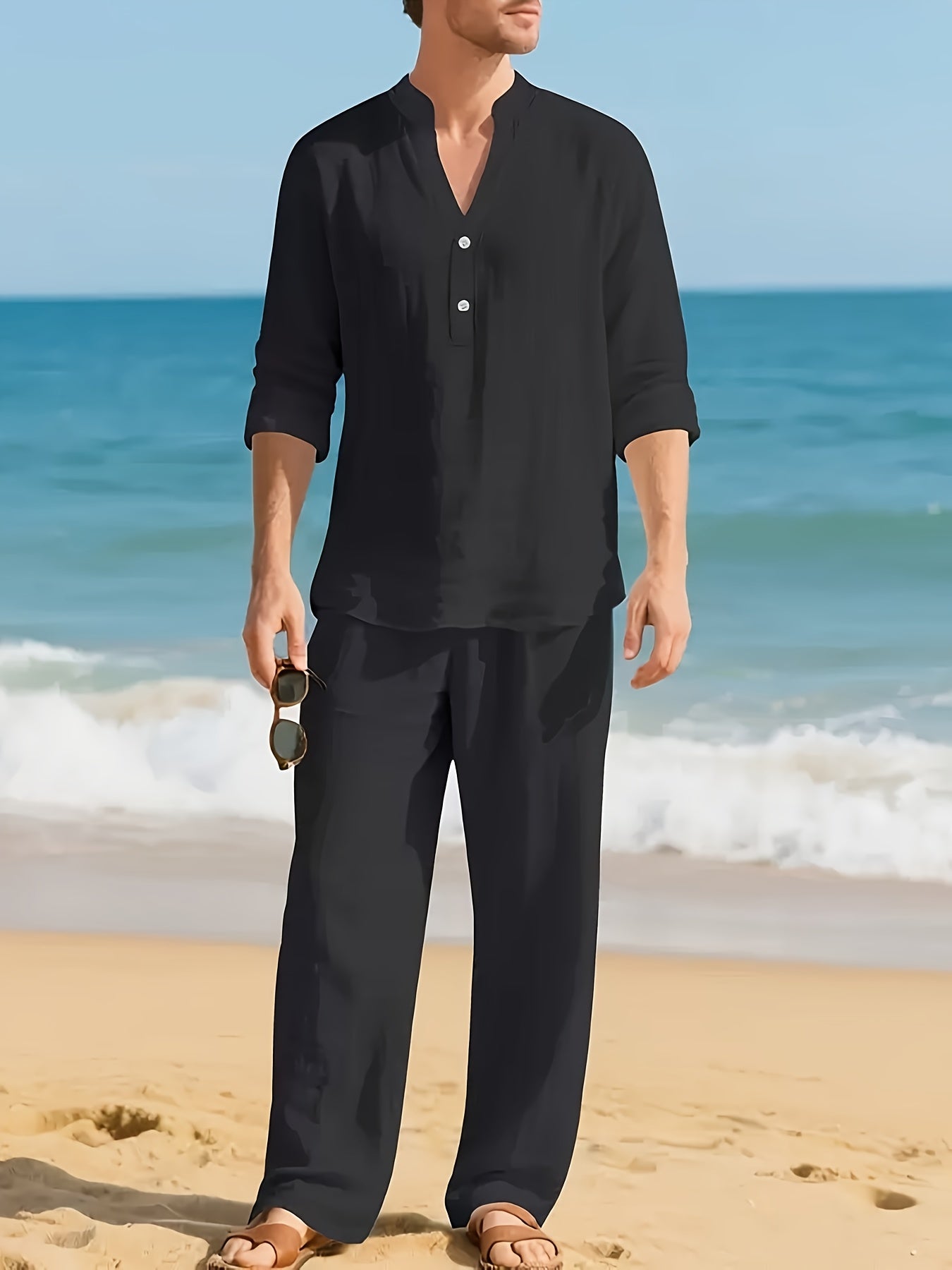LIAM™ | Men's Coords Woven Linen