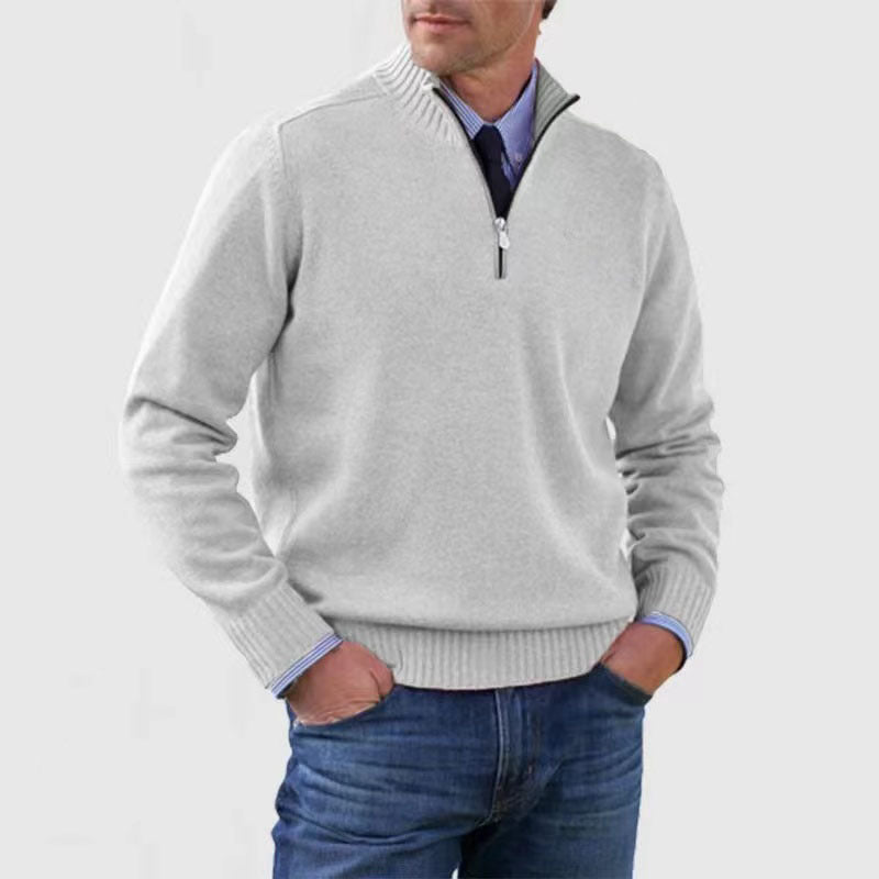 LIAM™ | CASUAL HALF-ZIP SWEATER