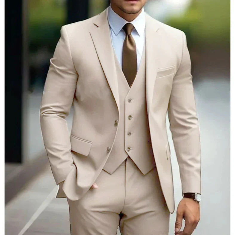 LIAM™ | Men's Waistcoat & Blazer Suit