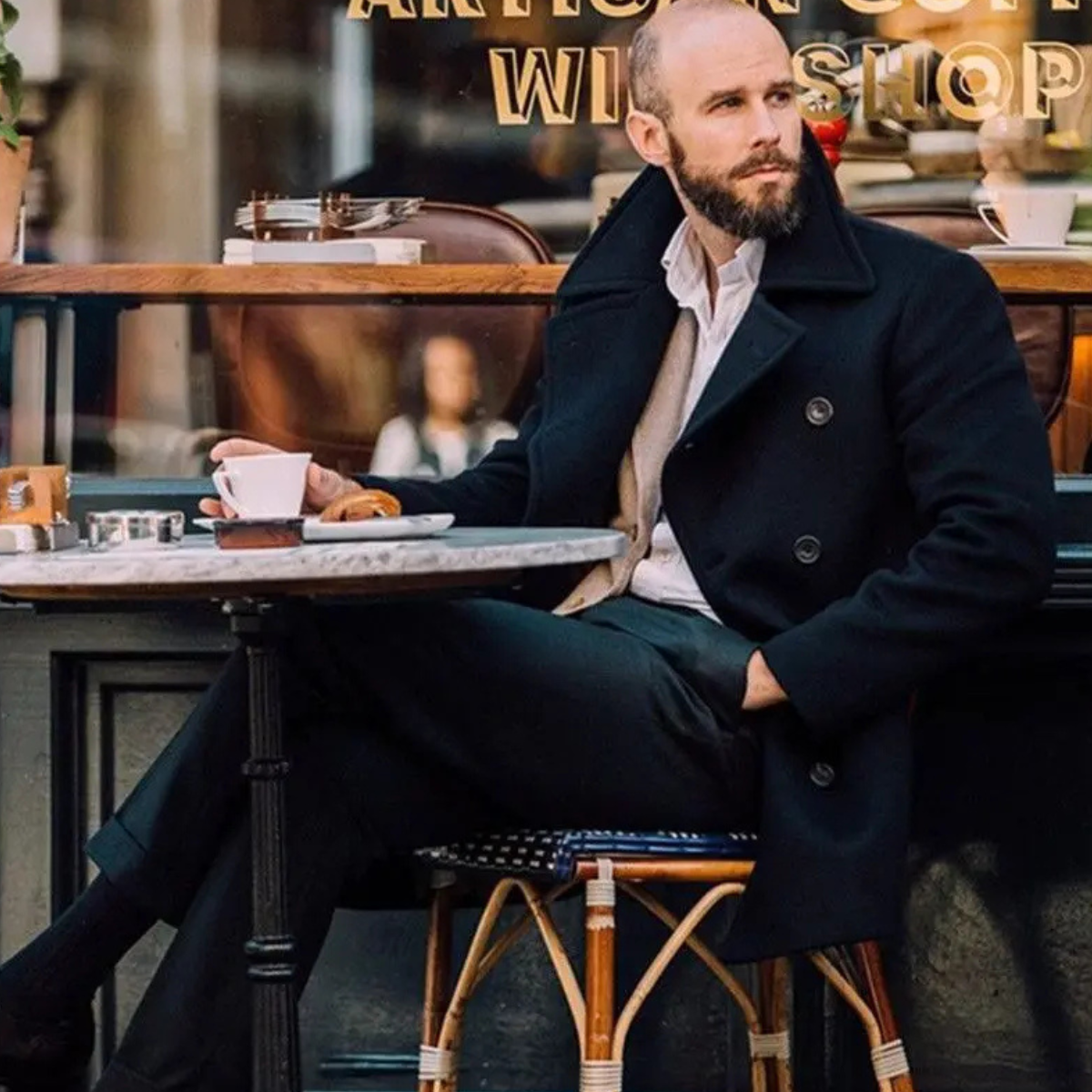 LIAM™ | Wool Peacoat