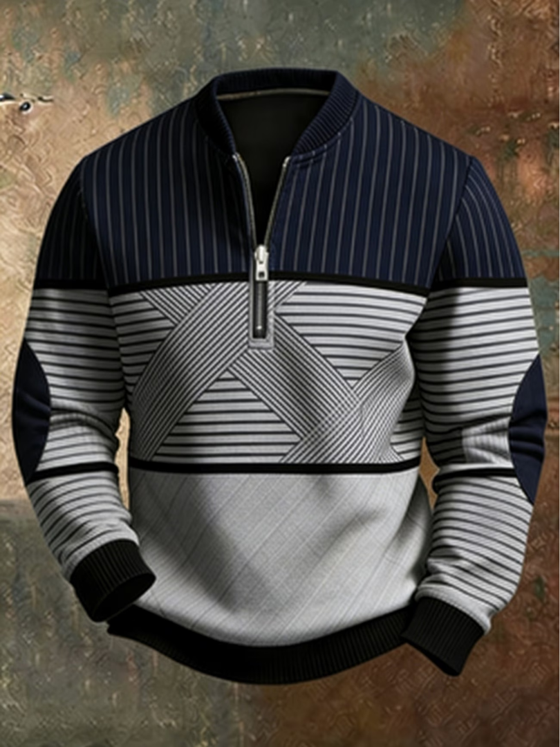 LIAM™ | Stylish Men's Half-Zip Sweater