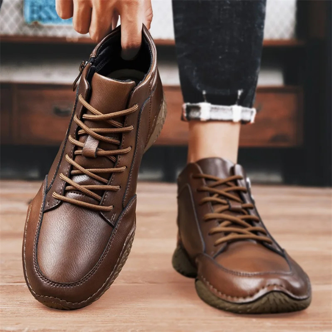LIAM™ | RUGGED LEATHER BOOTS FOR MEN