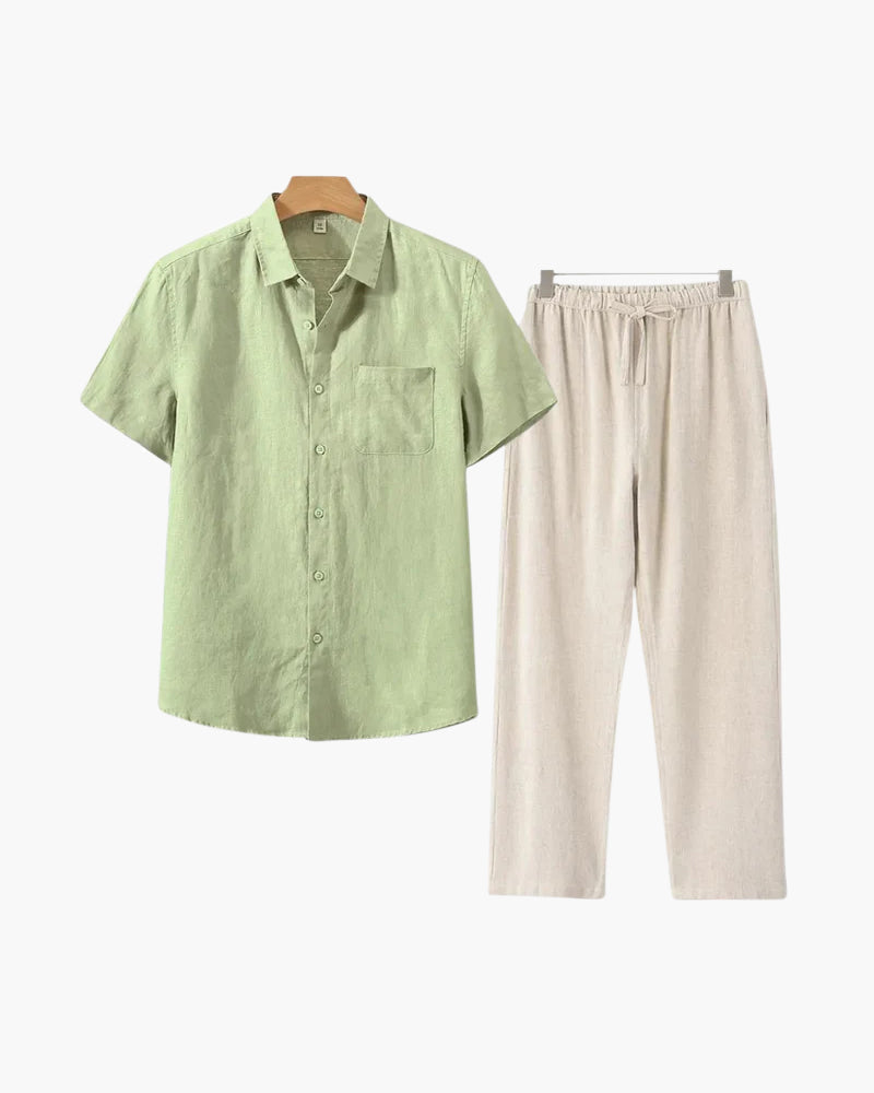 LIAM™ | LINEN COMBO (SHORTSLEEVE)