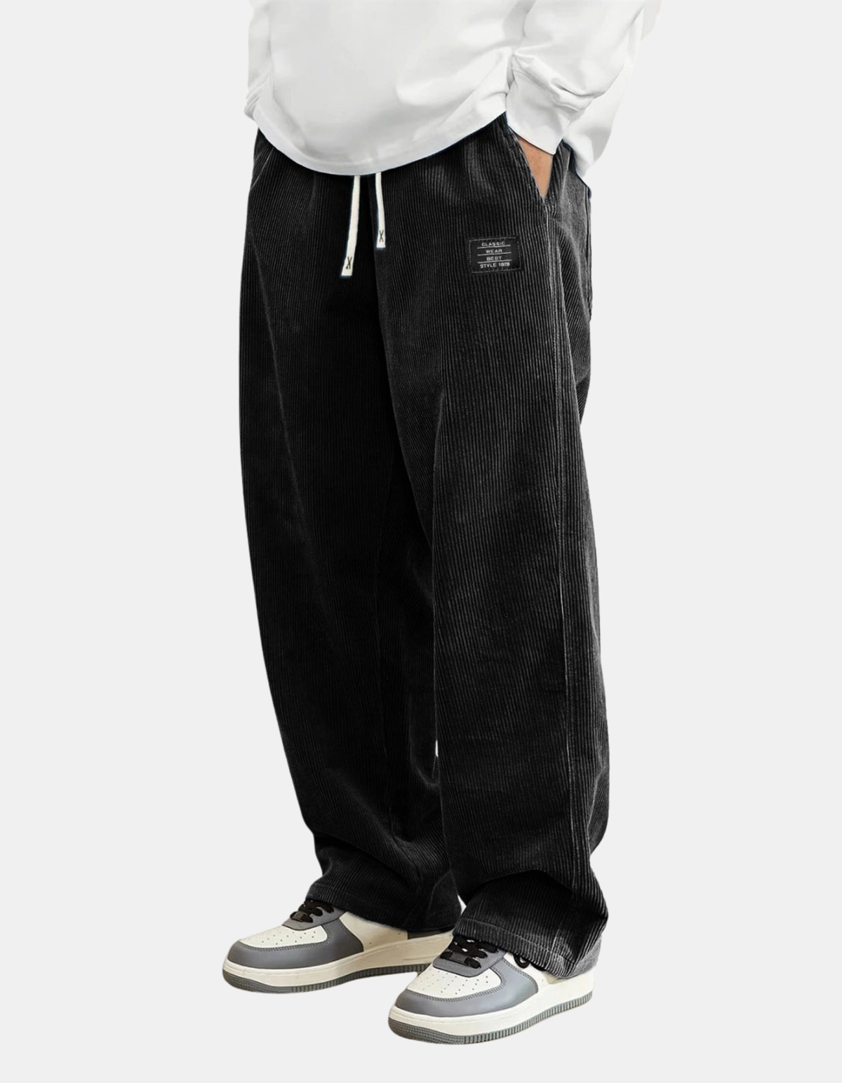 LIAM™ | James Relaxed-fit Corduroy Trousers