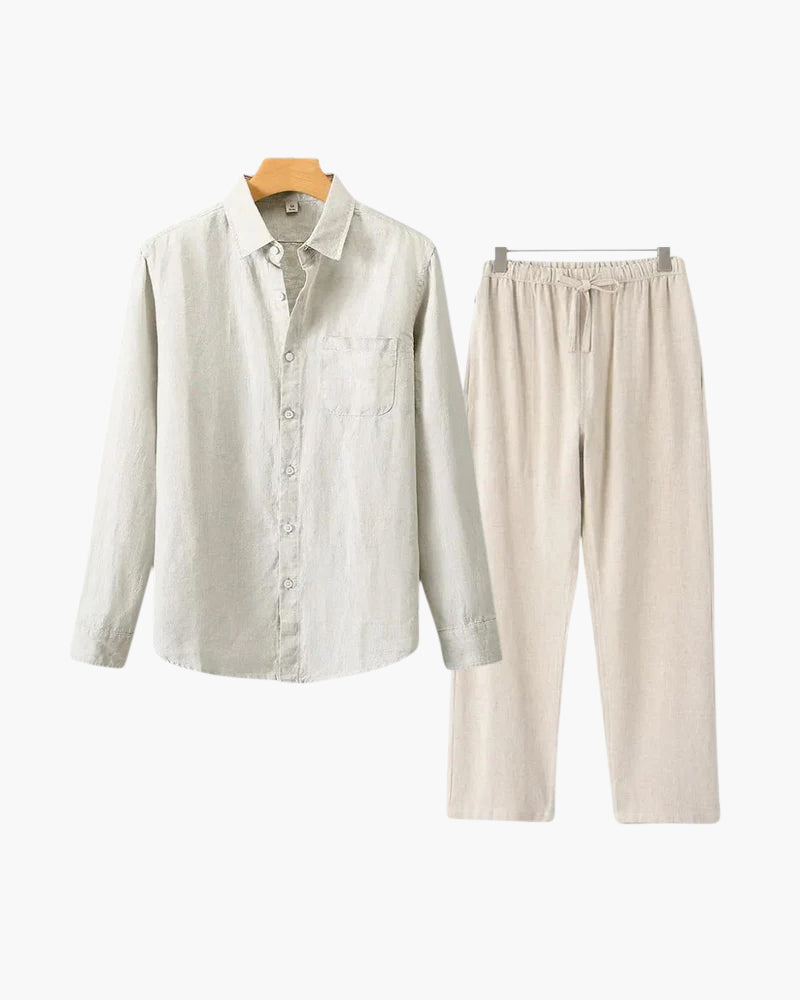 LIAM™ | LINEN COMBO (LONGSLEEVE)