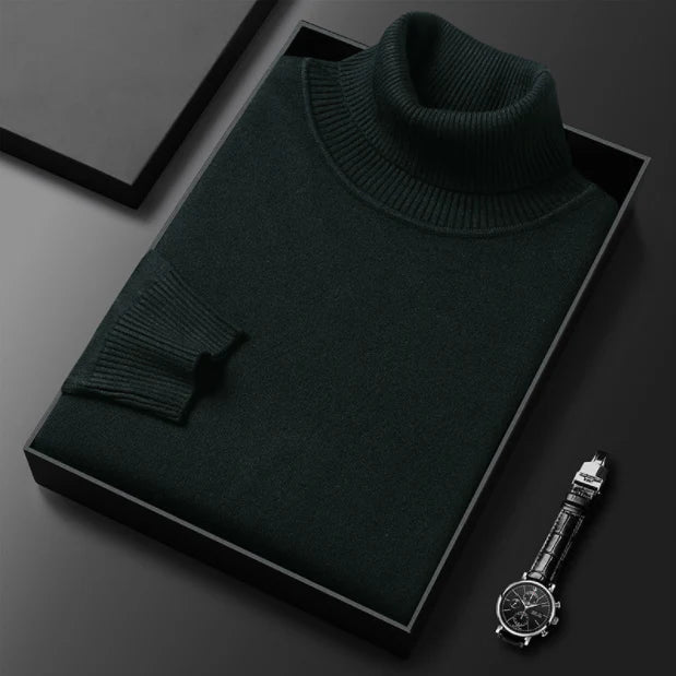 LIAM™ | Men's Solid-Color Premium Turtleneck Sweater