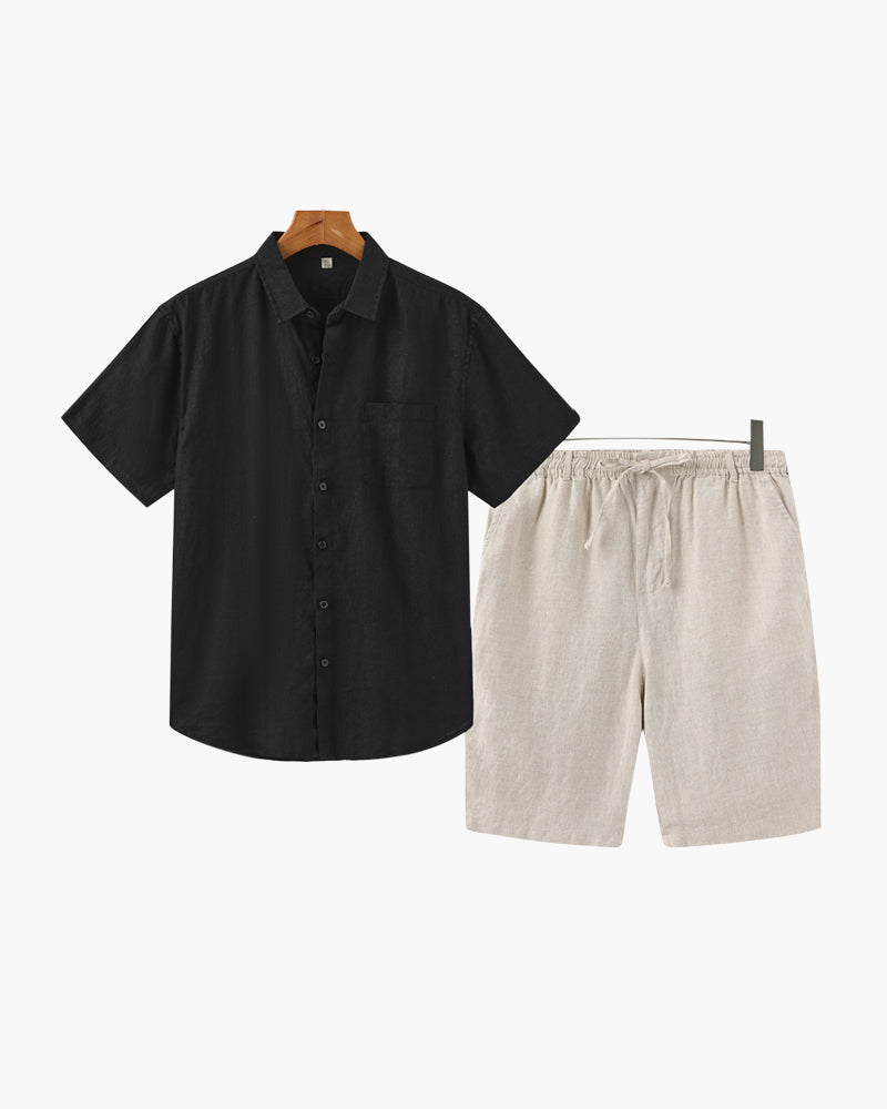 LIAM™ | LINEN COMBO (SHORTS)