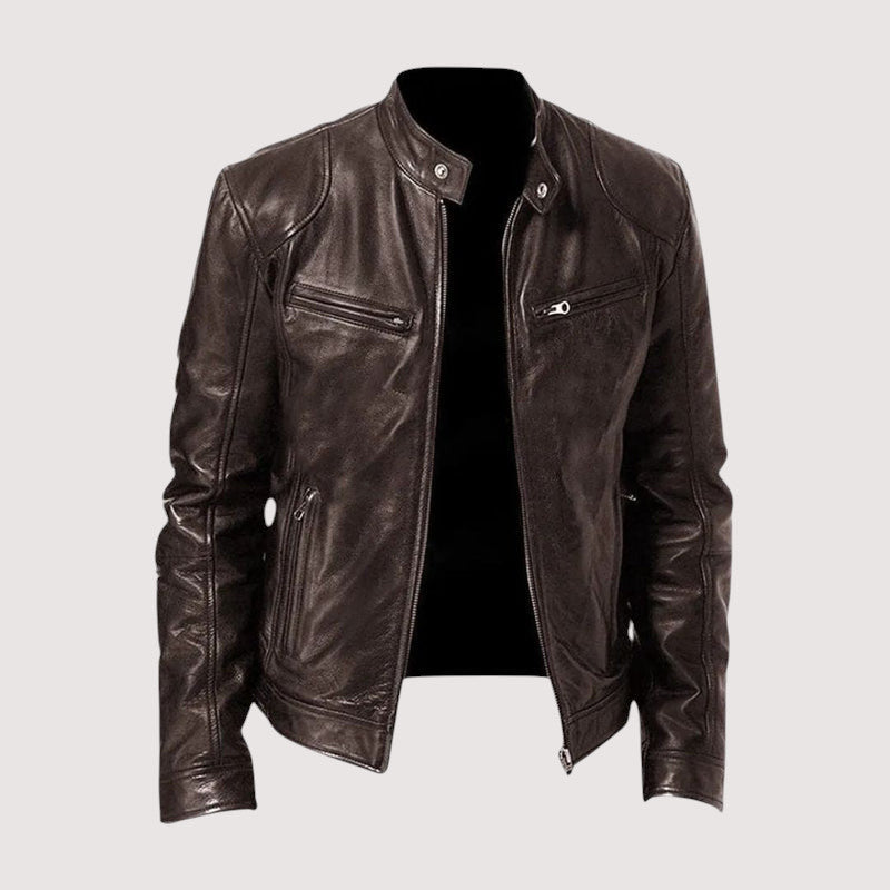 LIAM™ | ELEGANT LEATHER JACKET