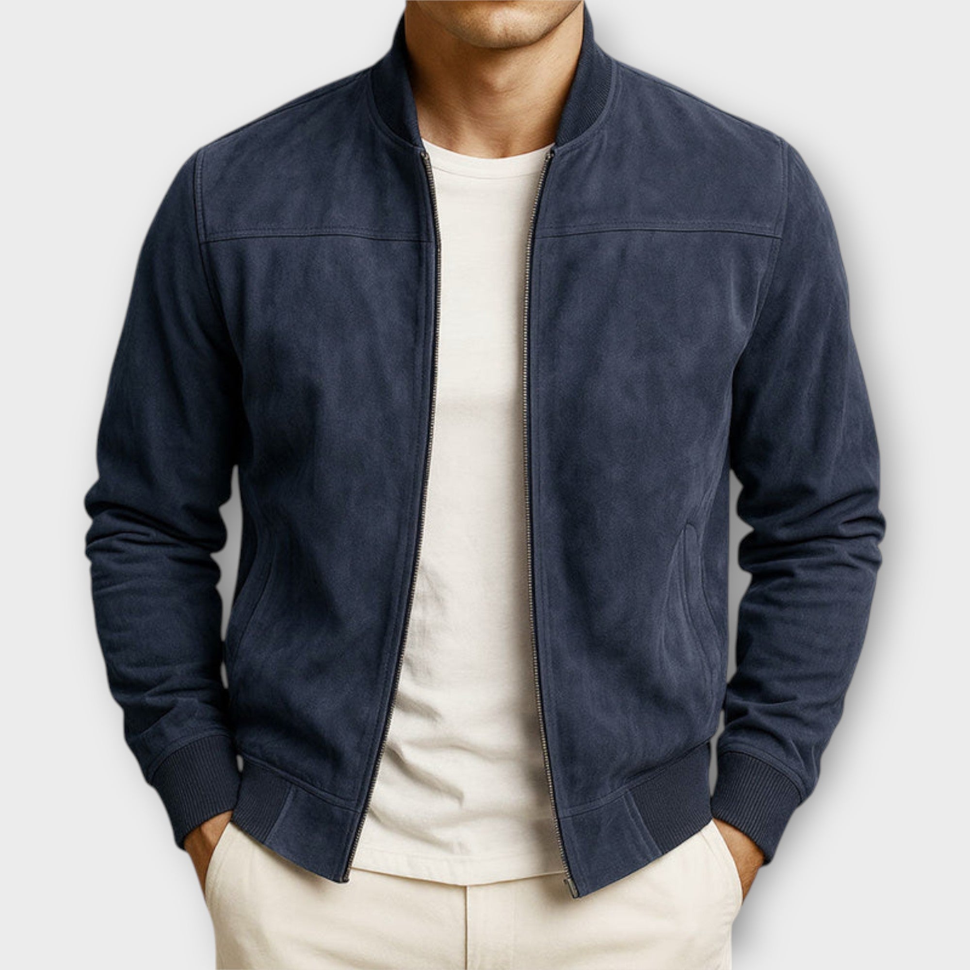 LIAM™ | SUEDE BOMBER JACKET