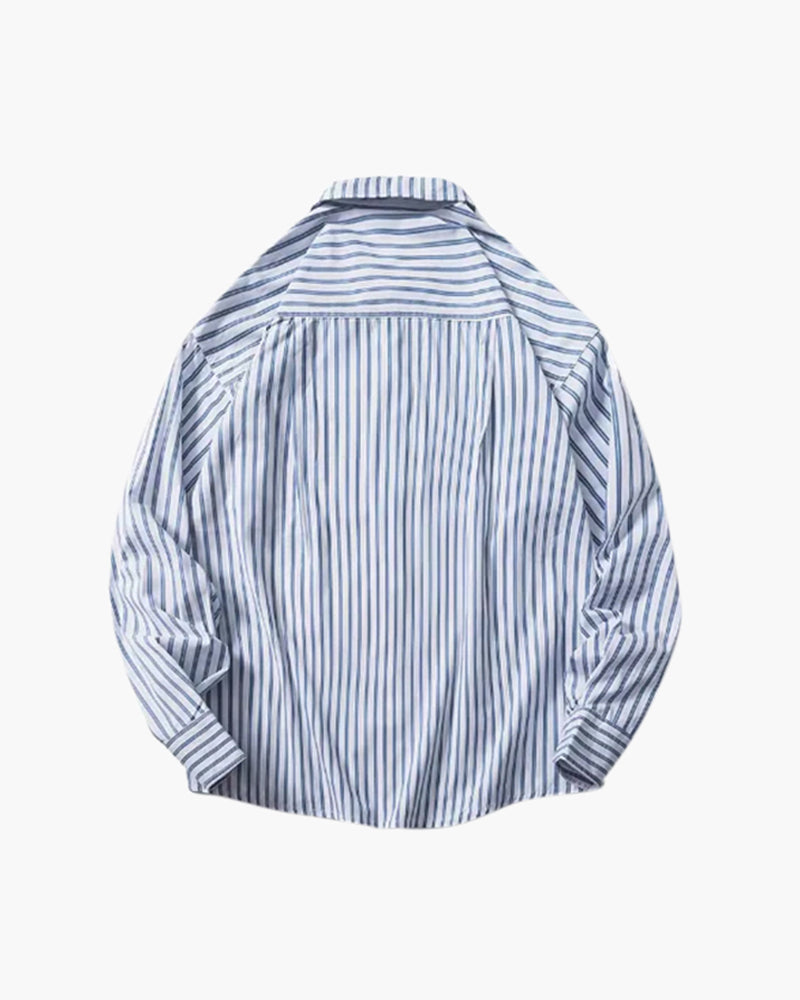 LIAM™ | OVERSIZED STRIPED SHIRT