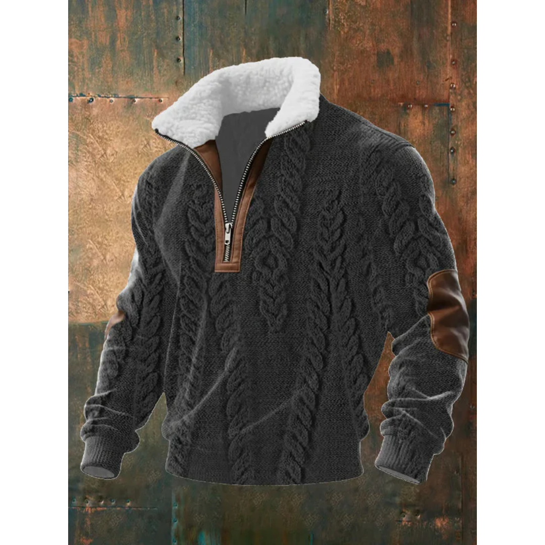 LIAM™ | HIGH COLLAR SWEATER
