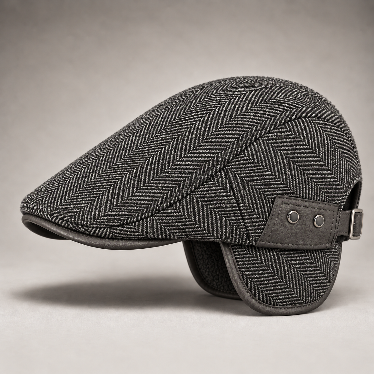 LIAM™ | Thornton Herringbone Driving Cap