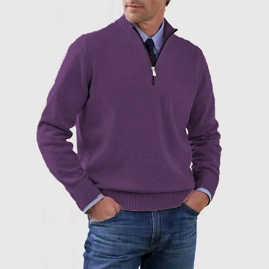 LIAM™ | CASUAL HALF-ZIP SWEATER