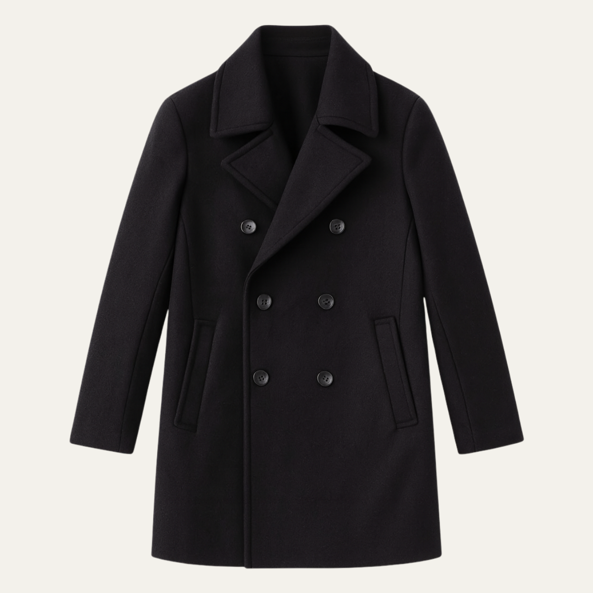 LIAM™ | Wool Peacoat