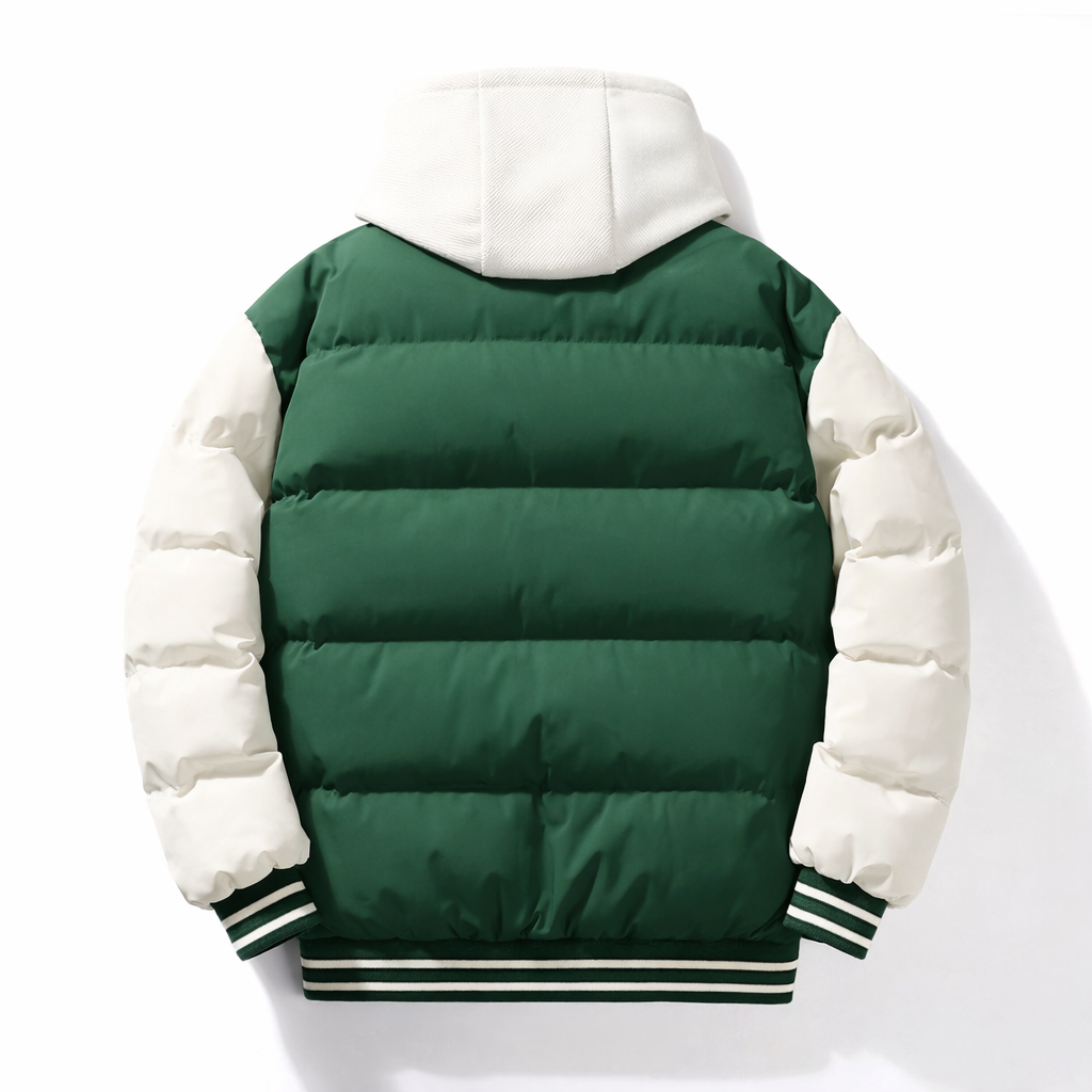 LIAM™ | Elegant Hooded Puffer Jacket