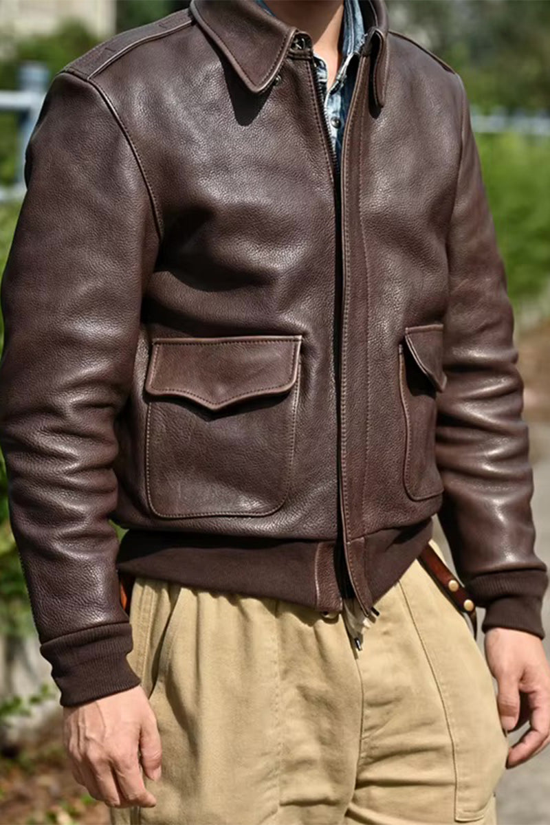 LIAM™ | Denver A-2 Bomber Jacket
