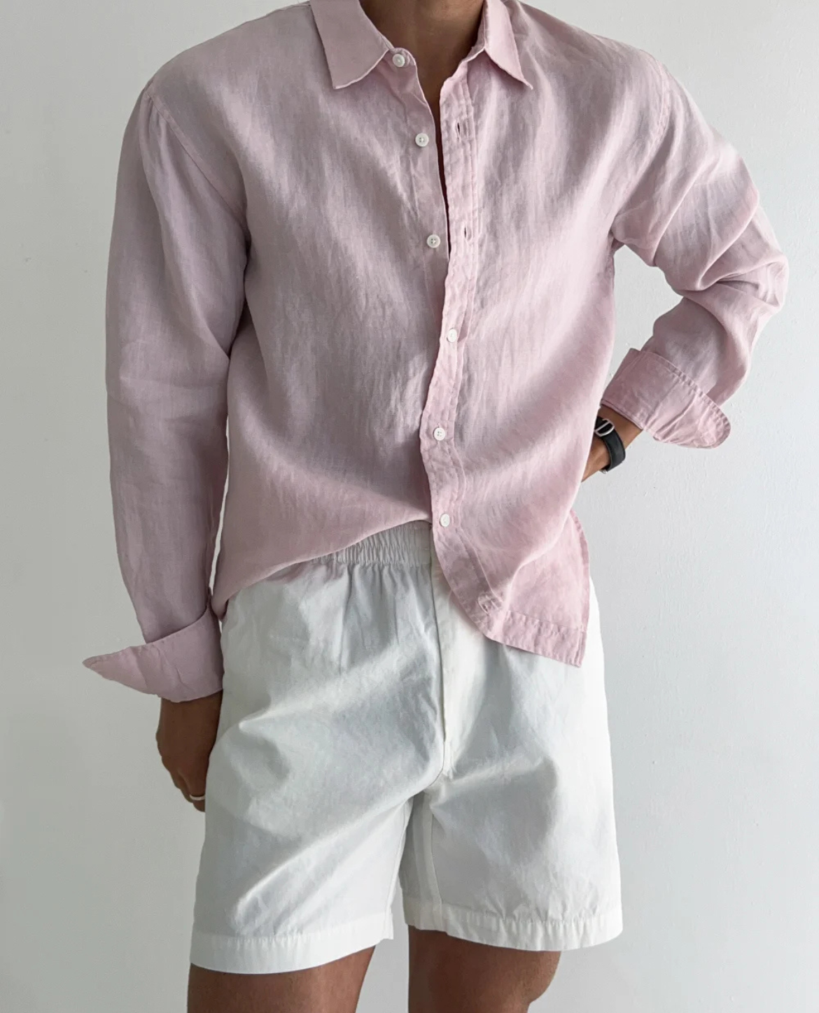 LIAM™ | Men's Santorini Linen Shirt