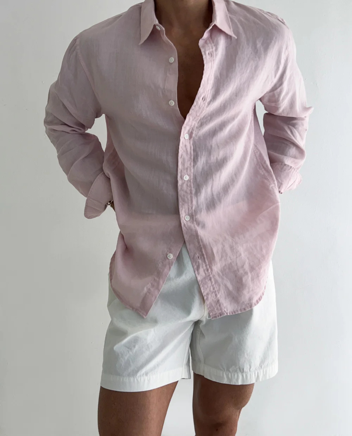 LIAM™ | Men's Santorini Linen Shirt