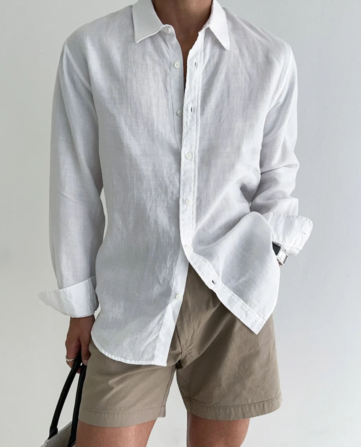 LIAM™ | Men's Santorini Linen Shirt