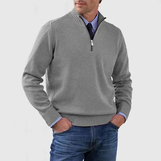 LIAM™ | CASUAL HALF-ZIP SWEATER