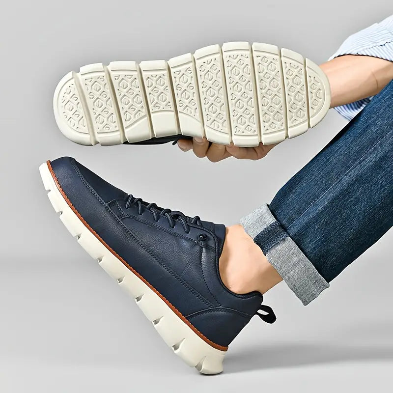 LIAM™ | LEATHER SNEAKERS WITH SUPPORT