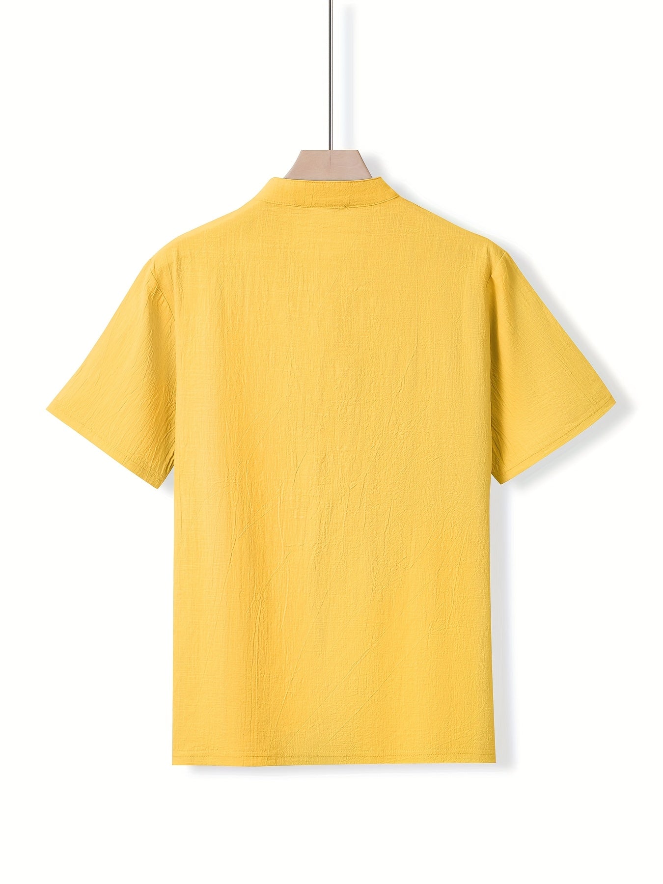 LIAM™ | Men's Linen Henley Shirt