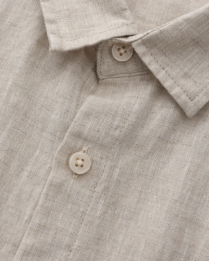 LIAM™ | LINEN SHIRT (SHORTSLEEVE)