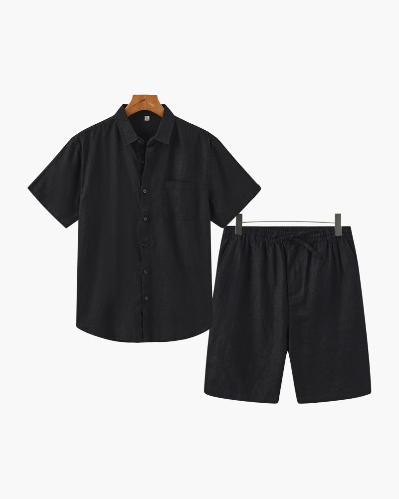 LIAM™ | LINEN COMBO (SHORTS)