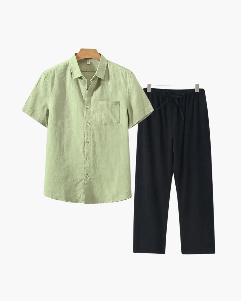 LIAM™ | LINEN COMBO (SHORTSLEEVE)