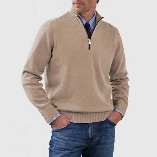 LIAM™ | CASUAL HALF-ZIP SWEATER