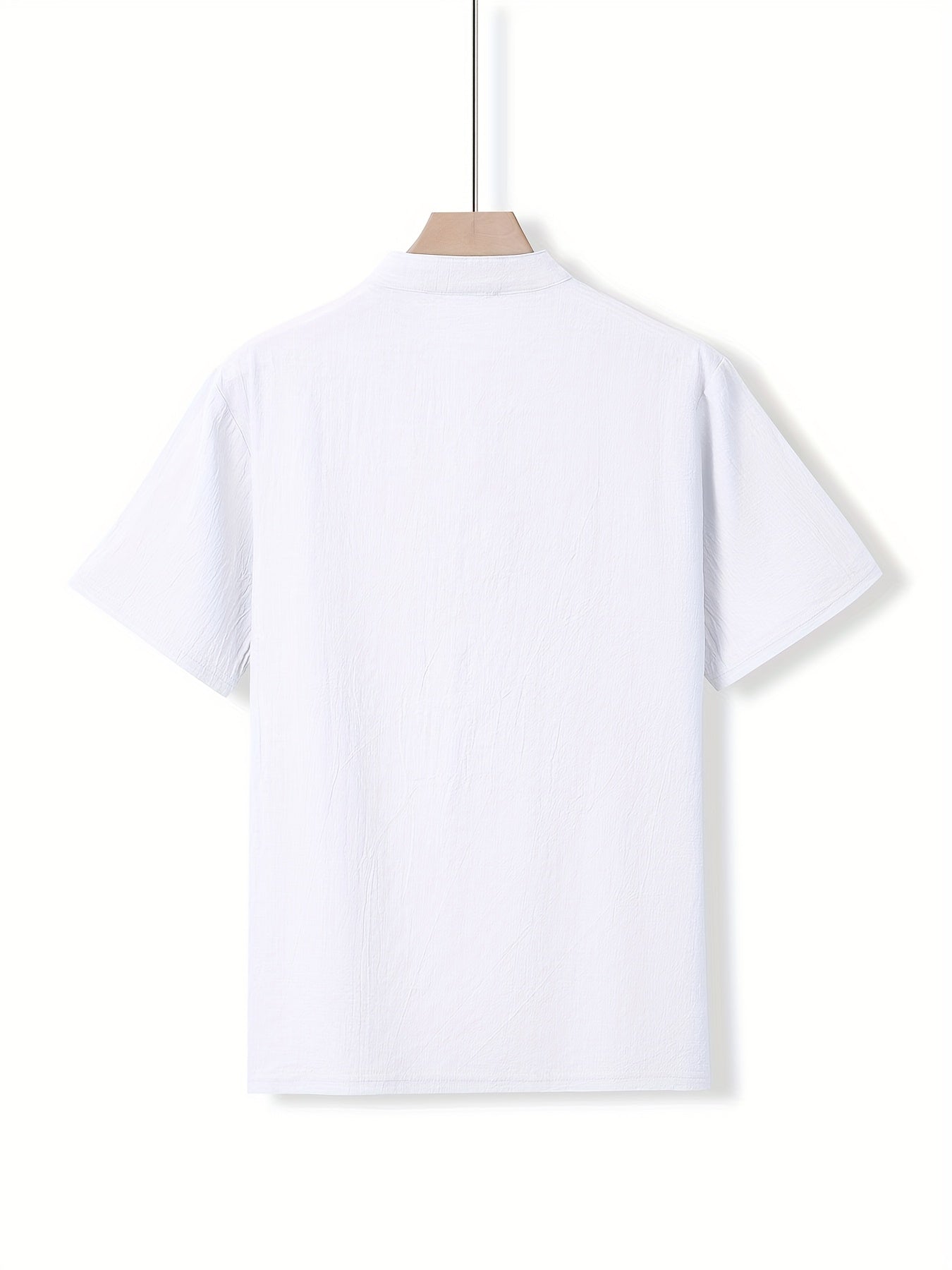 LIAM™ | Men's Linen Henley Shirt