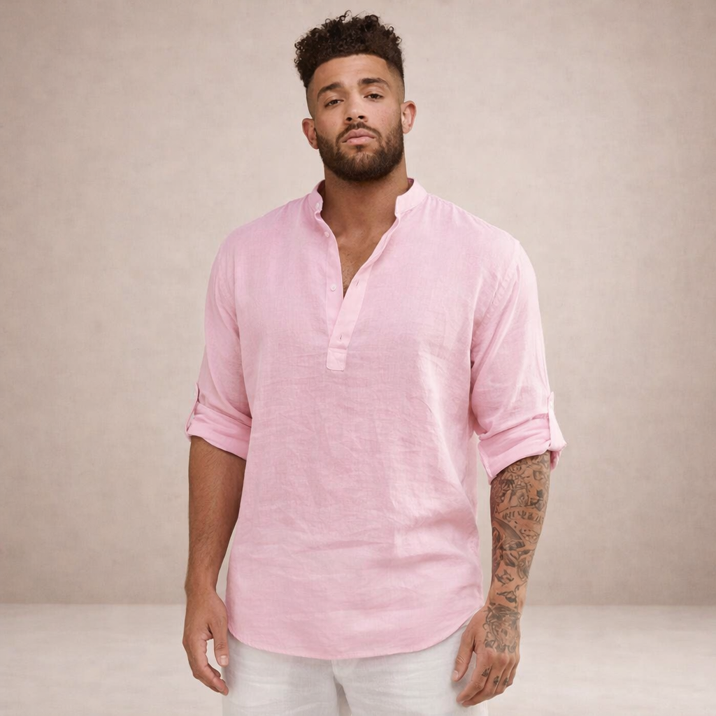 LIAM™ | Stand Collar Shirt