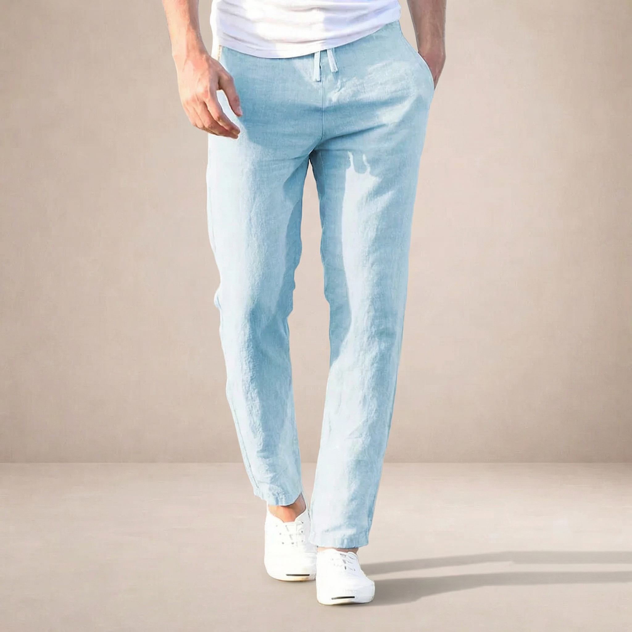 LIAM™ | Linen Trousers