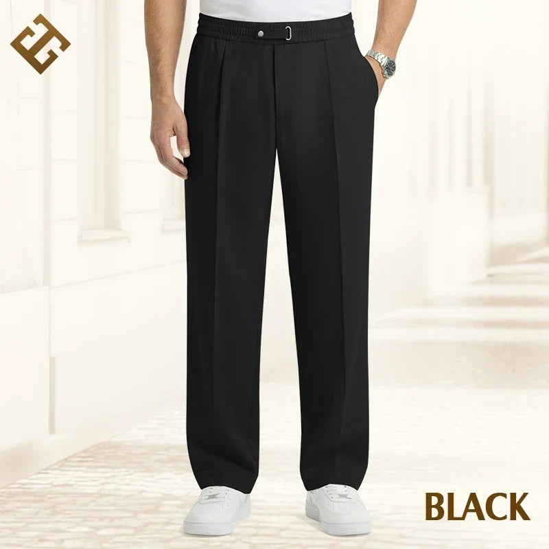 LIAM™ | EaseTailor - Flexible Straight Fit Smart Comfort Pants