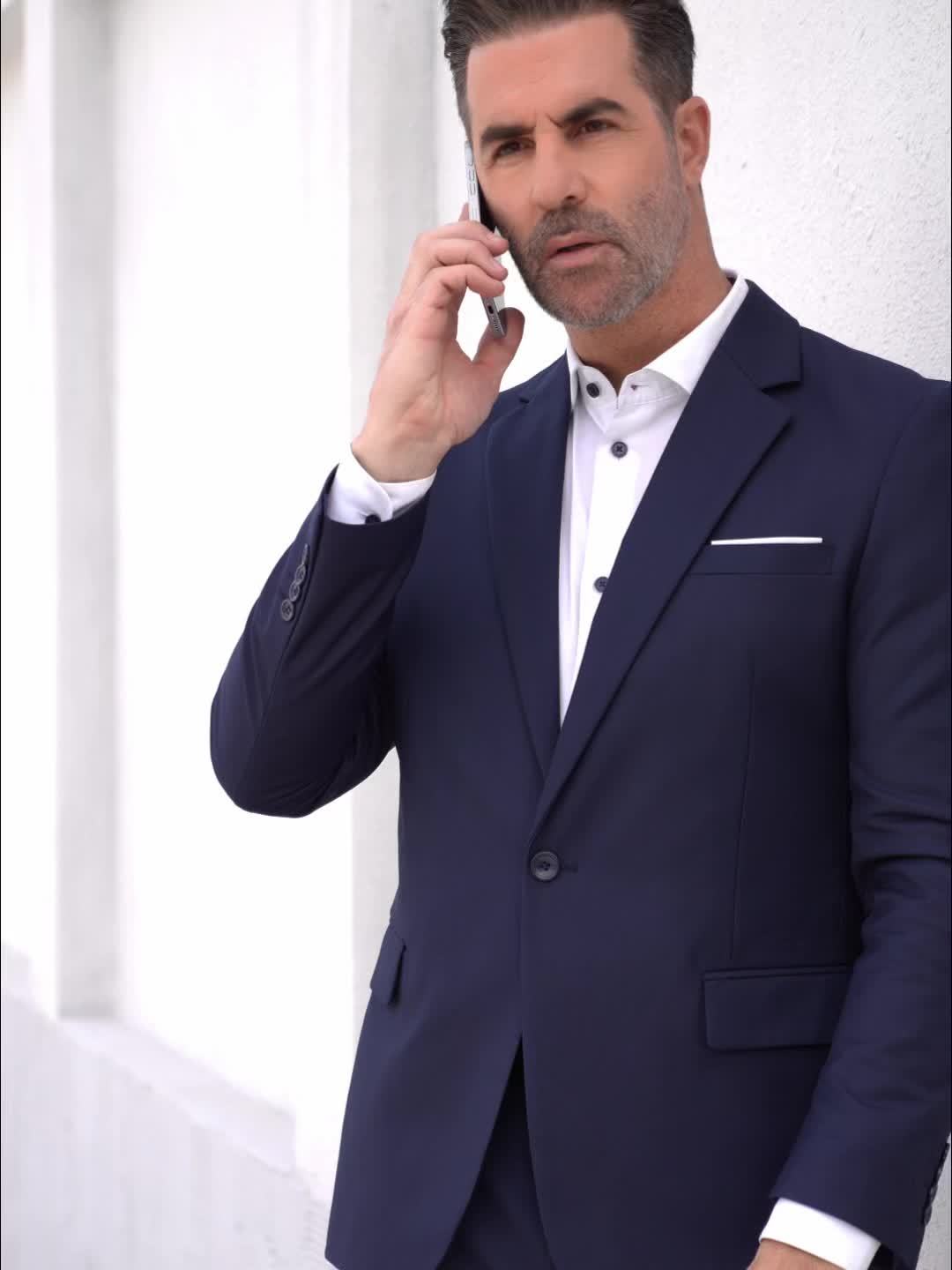 LIAM™ | Men's Stretch Two-Button Suit