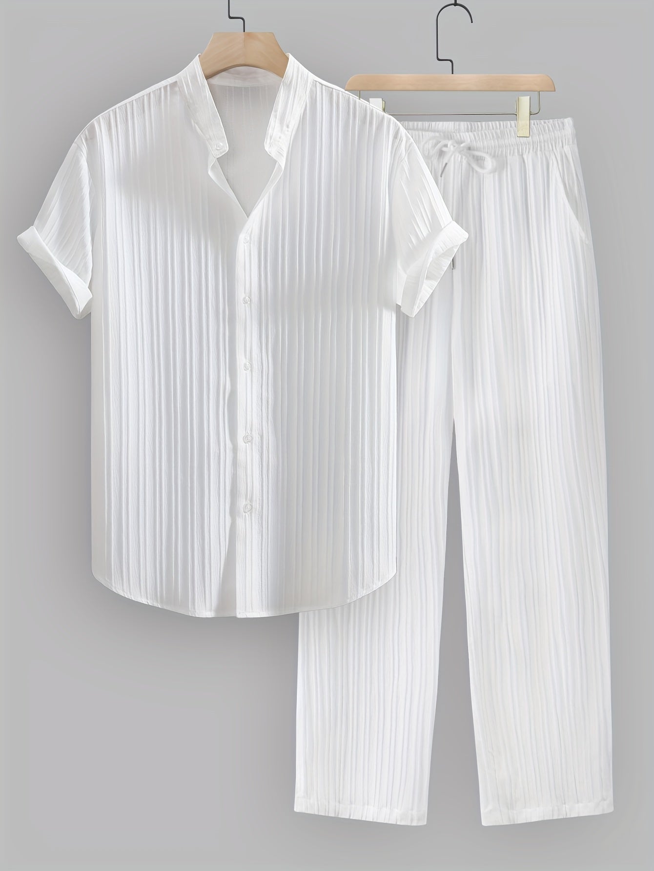 LIAM™ | Men's Ribbed Fabric Co-Ord Set