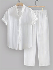LIAM™ | Men's Ribbed Fabric Co-Ord Set