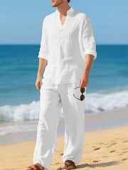 LIAM™ | Men's Coords Woven Linen