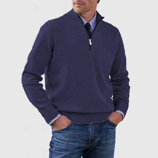 LIAM™ | CASUAL HALF-ZIP SWEATER