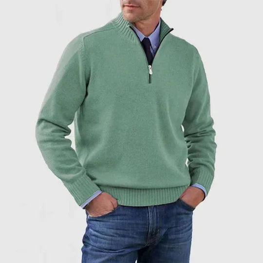 LIAM™ | CASUAL HALF-ZIP SWEATER