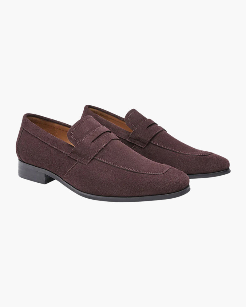 LIAM™ | SUEDE PENNY LOAFERS