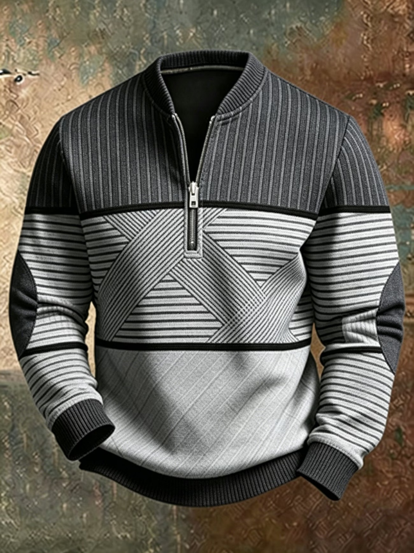 LIAM™ | Stylish Men's Half-Zip Sweater